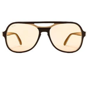 Ray Ban Yellow Powderhorns